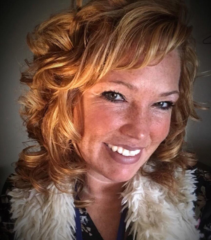 Jennifer West smiling for the camera